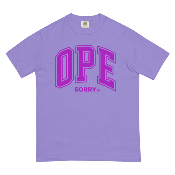 Ope Sorry College Ruled Comfort T - Big Purple