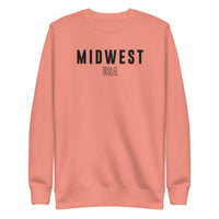 Embroidered Midwest USA Crewneck