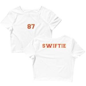 Embroidered 87 Swiftie Crop T