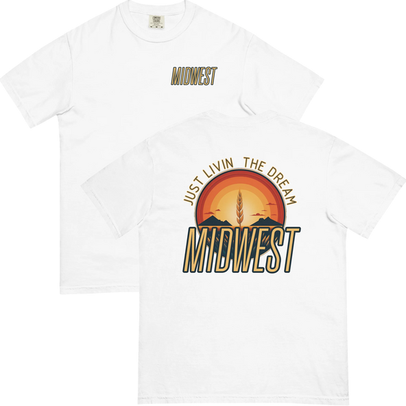 Midwest Just Livin The Dream Summer Tee-image