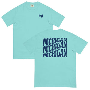 Michigan Wavy Text Comfort T