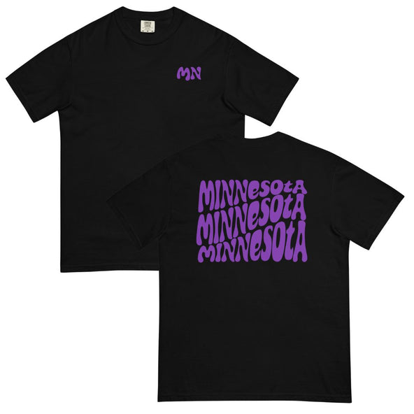 Minnesota Wavy Text Comfort T-image