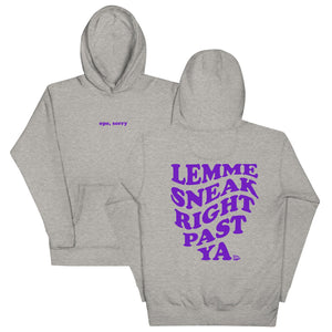 Ope Sorry Hoodie - Grey/Purple