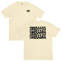 Nebraska Wavy Text Comfort T