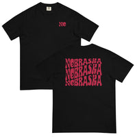 Nebraska Wavy Text Comfort T