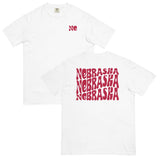 Nebraska Wavy Text Comfort T