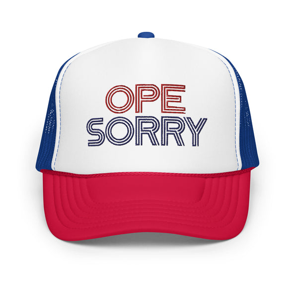 Ope Sorry America Foam Trucker Snapback-image