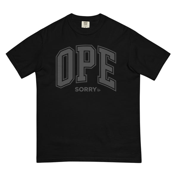 Ope Sorry College Ruled Comfort T - Black Out-image