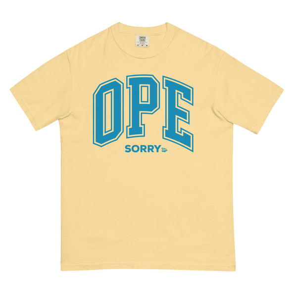 Ope Sorry College Ruled Comfort T - Yellow/Blue-image