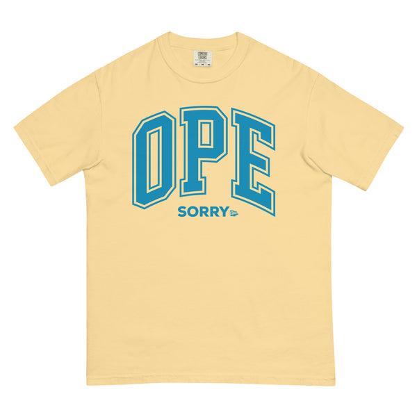 Ope Sorry College Ruled Comfort T - Yellow/Blue
