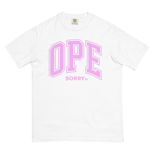 Ope Sorry College Ruled Comfort T - Pink