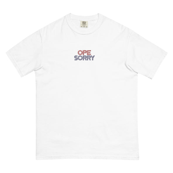 Ope Sorry USA Embroidered Comfort T-image