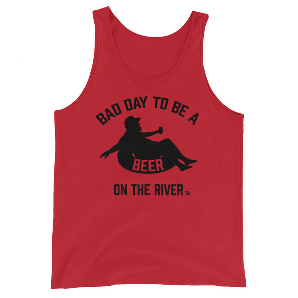 Bad Day to be a Beer on the River Men's Tank Top-image