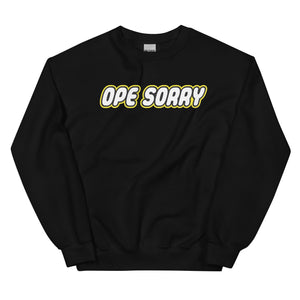 Block Ope Sorry Crewneck