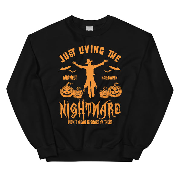 Just Living the Nightmare Crewneck-image