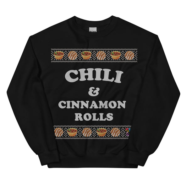 Chili & Cinnamon Rolls Ugly Sweater-image