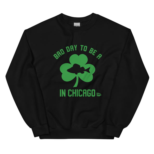 Bad Day to Be a Fish in Chicago Crewneck-image