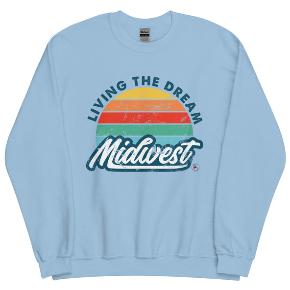 Livin The Dream Midwest Crewneck-image