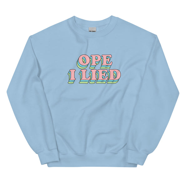 Ope I Lied Crewneck-image