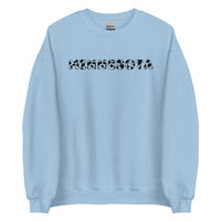 Minnesota Cow Print Crewneck