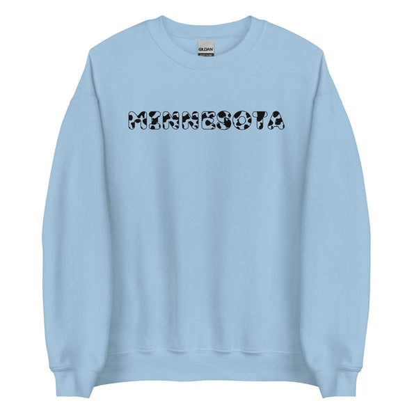 Minnesota Cow Print Crewneck-image