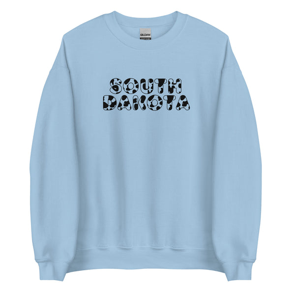 South Dakota Cow Print Crewneck-image