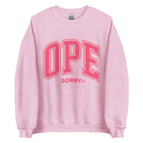 Spring Ope Sorry College Ruled Crewneck