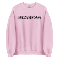 Michigan Cow Print Crewneck