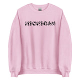 Michigan Cow Print Crewneck