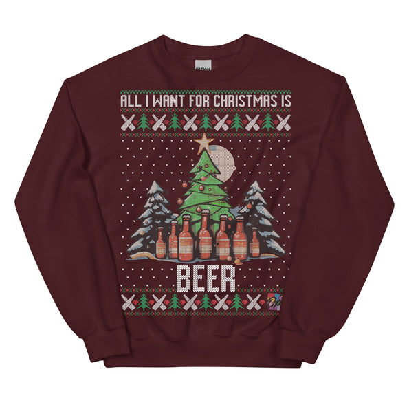 All I Want For Christmas is Beer Ugly Sweater-image