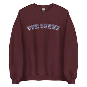 Ope Sorry Retro Crewneck