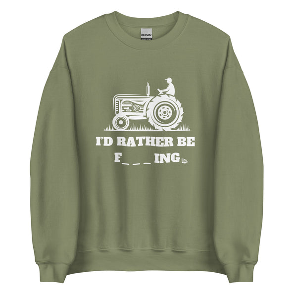 I'd Rather Be Farming Crewneck-image