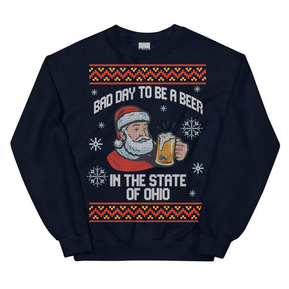 Bad Day to be a Beer Ohio - Ugly Sweater-image