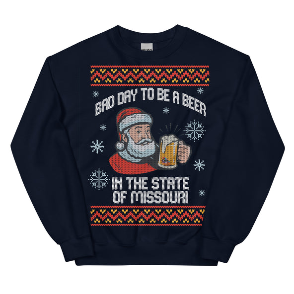 Bad Day to be a Beer Missouri - Ugly Sweater-image