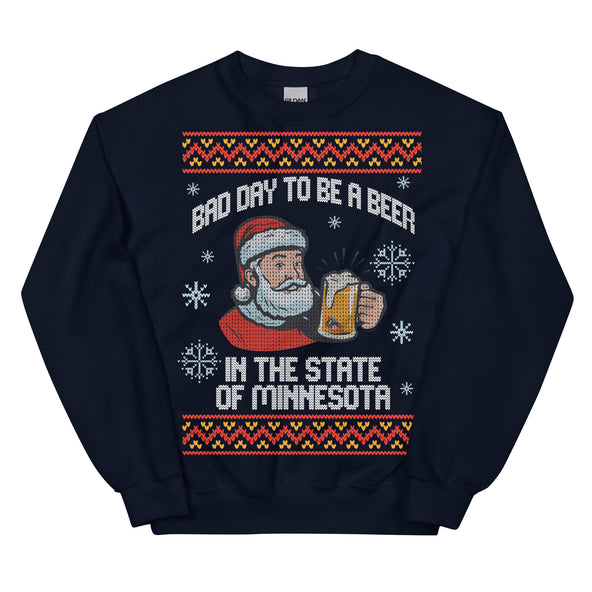 Bad Day to be a Beer Minnesota - Ugly Sweater-image