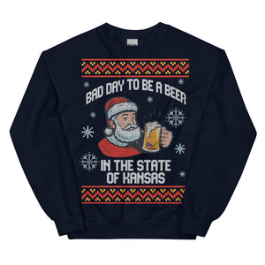 Bad Day to be a Beer Kansas - Ugly Sweater