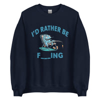 I'd Rather Be Fishing Crewneck