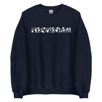 Michigan Cow Print Crewneck