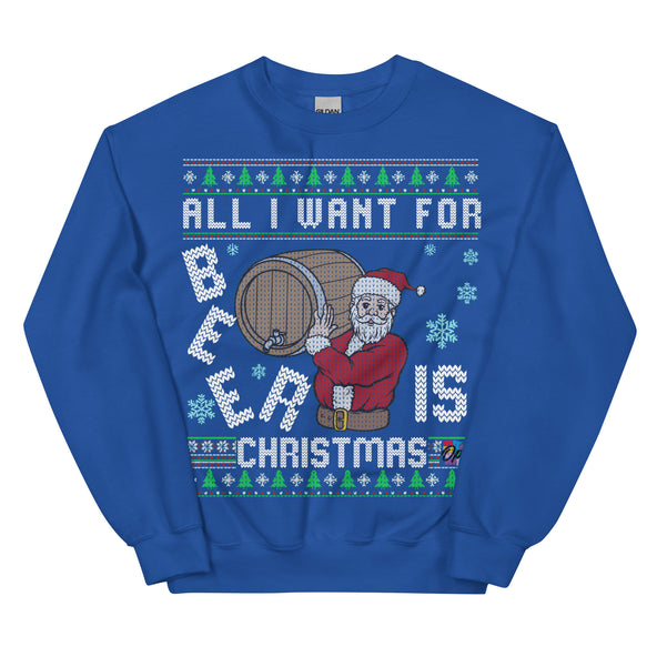 All I Want For Beer Is Christmas Ugly Sweater-image