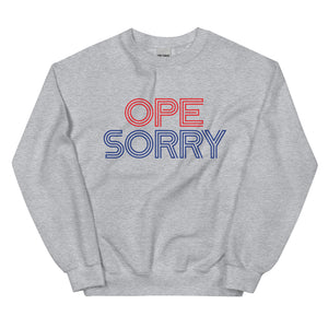 Ope Sorry Large Retro Crewneck