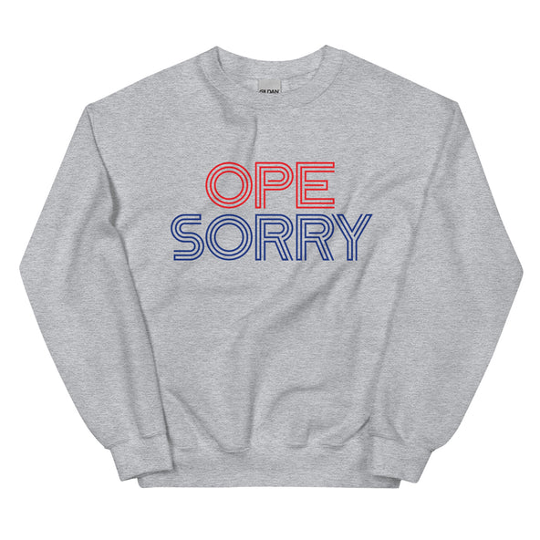 Ope Sorry Large Retro Crewneck-image