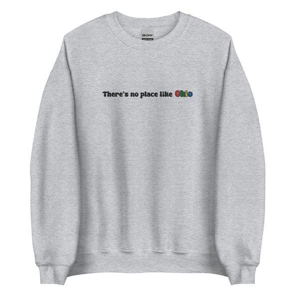 Embroidered Theres No Place Like Ohio Sweatshirt-image