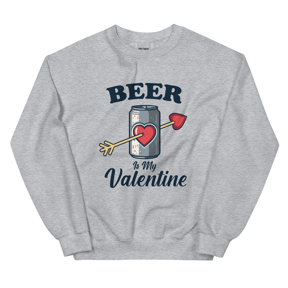 Beer is my Valentine Crewneck-image