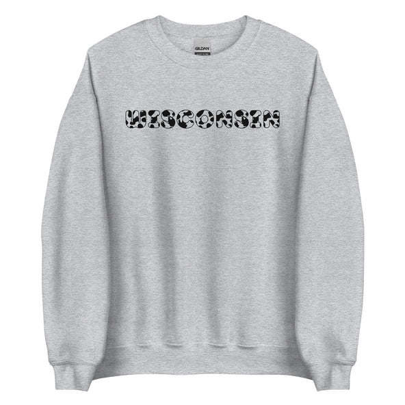 Wisconsin Cow Print Crewneck-image