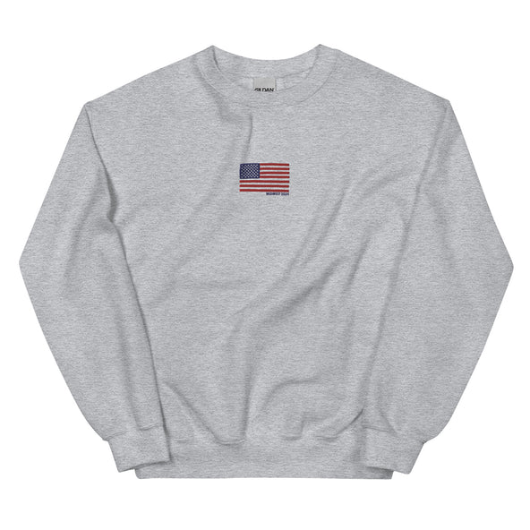 Midwest Flag Embroidered Crew-image