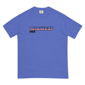 Midwest USA Flag Text Comfort T