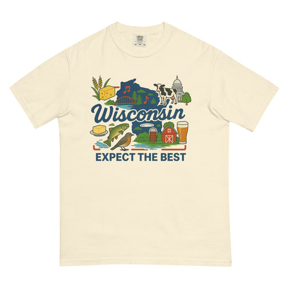 Wisconsin Graphic Comfort T-image