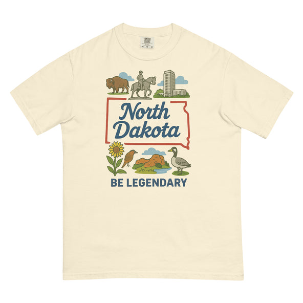 North Dakota Graphic Comfort T-image