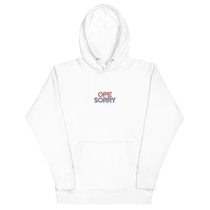 Ope Sorry Embroidered Comfort Hoodie