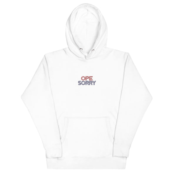 Ope Sorry Embroidered Comfort Hoodie-image